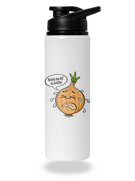 Cibuľa na krúžky flaša na vodu White