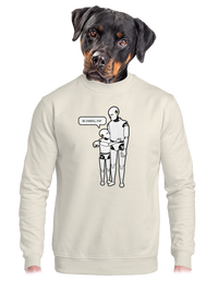 unisex mikina bez kapucne