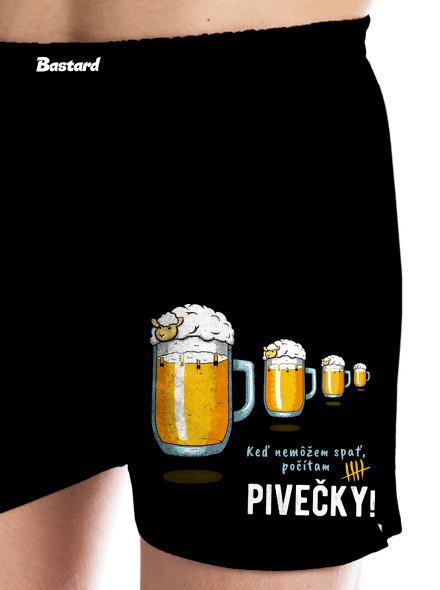 Pivečka pánske trenky Black