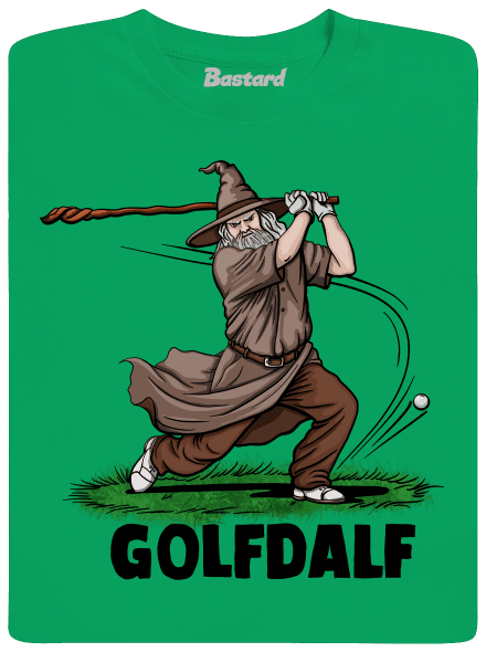 Golfdalf detské tričko Kelly Green
