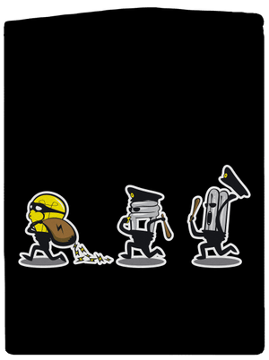 Zlodej elektřiny dámska mikina na zips Black