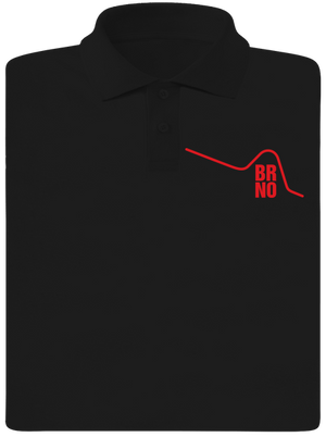 Brno pánska polokošeľa Black