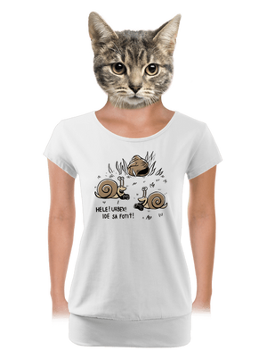 dámske tričko s lemom