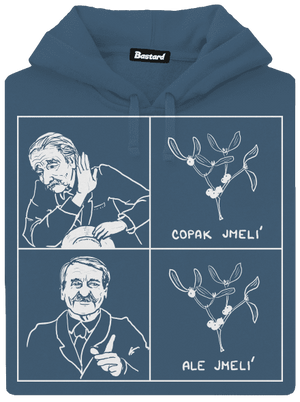 Cimrman: Copak jmelí dámska mikina klokanka Denim