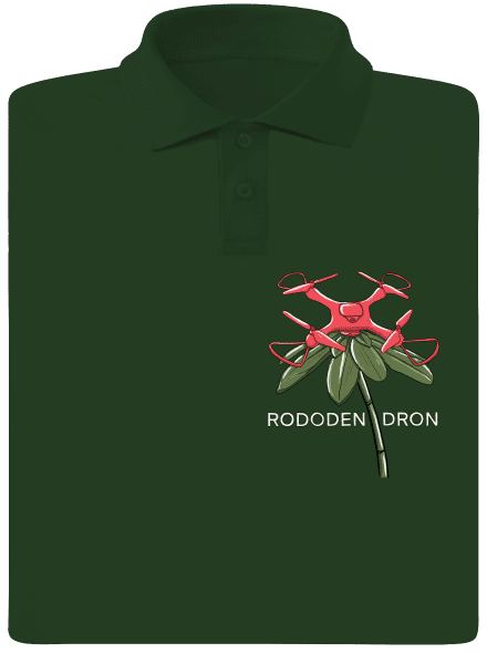 Rododendron pánska polokošeľa Bottle Green Mal