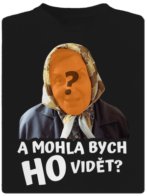 Mohla bych ho vidět? pánske športové tričko Black