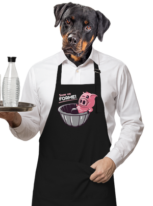 Vo forme zástera Black