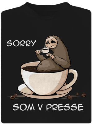 V presse detské športové tričko Black