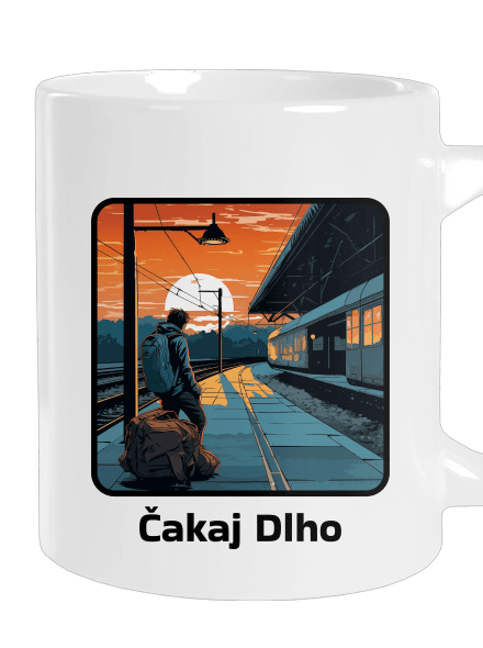 Čakaj dlho veľký hrnček White