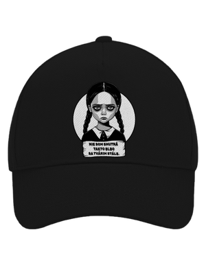 Nie som smutná šiltovka baseballka Black