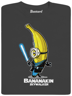 Bananakin Skywalker pánske dlhý rukáv Dark Grey