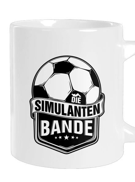 Simulanten bande veľký hrnček White