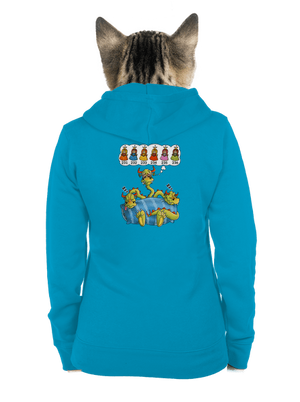 dámska mikina na zips