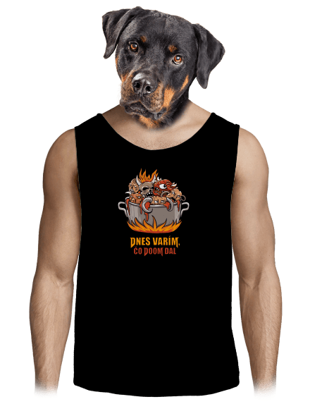 Čo Doom dal pánske tielko Black