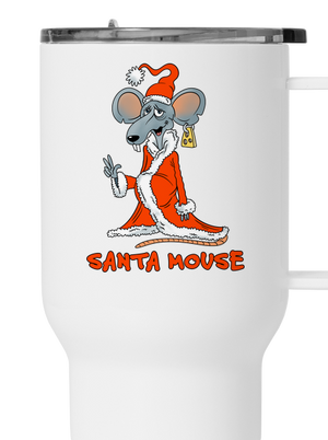 Santa mouse termohrnček White