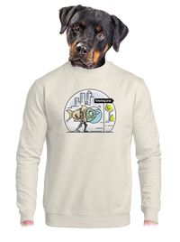 unisex mikina bez kapucne