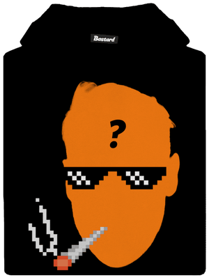 Thug life detská mikina klokanka Black