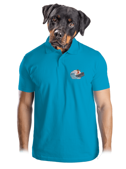 Som surfer pánska polokošeľa Blue Atol