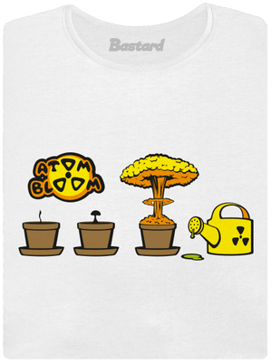 Atom bloom dámske tričko White