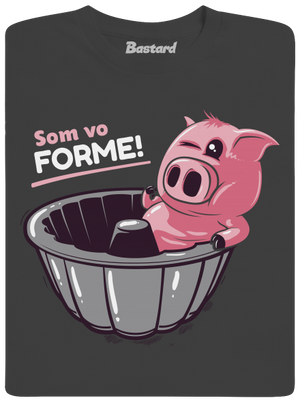 Vo forme pánske dlhý rukáv Dark Grey