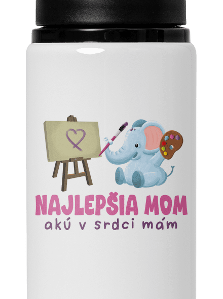 Najlepšia mom flaša na vodu White