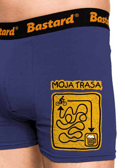 Moja trasa boxerky Blue Navy
