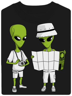 Mimozemšťania unisex mikina bez kapucne Black