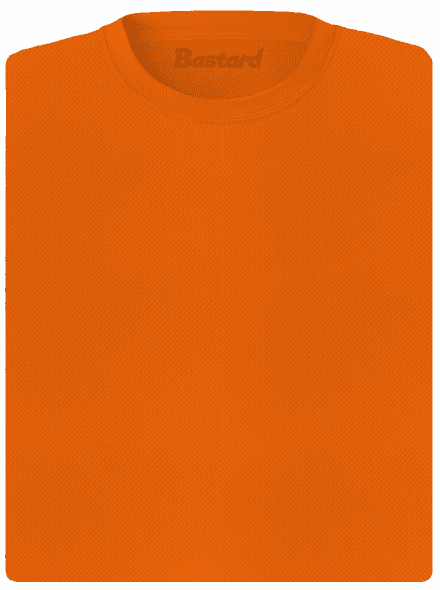 Bez potlače dámske športové tričko Neon Orange