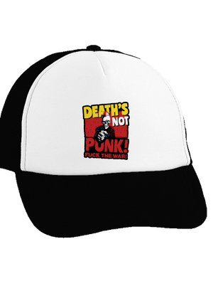 Death's not punk šiltovka truckerka Black cap