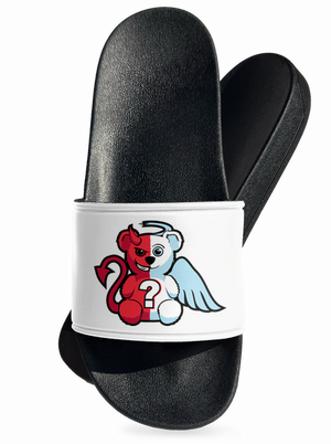 Anjel vs. diabol šľapky White