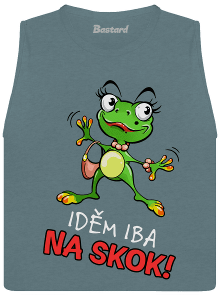 Idem na skok dámske tielko voľné Heather Deep Teal