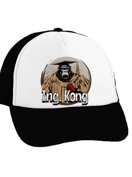 Ing. Kong šiltovka truckerka Black cap