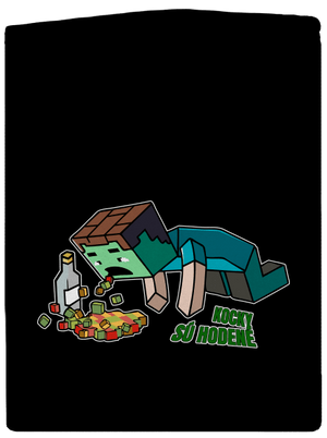 Kocky sú hodené pánska mikina na zips Black