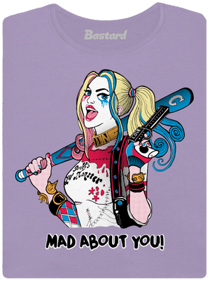 Joker a Harley dámske tričko s lemom Lavender