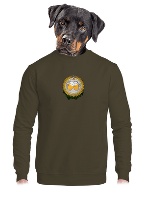 Pivný horoskop: Baran unisex mikina bez kapucne Urban Khaki