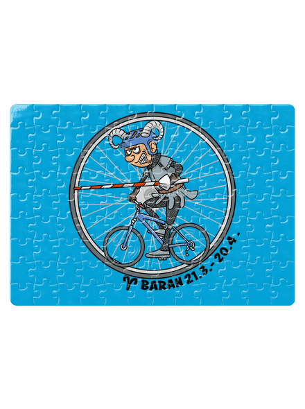 Cyklistický horoskop: Baran puzzle White
