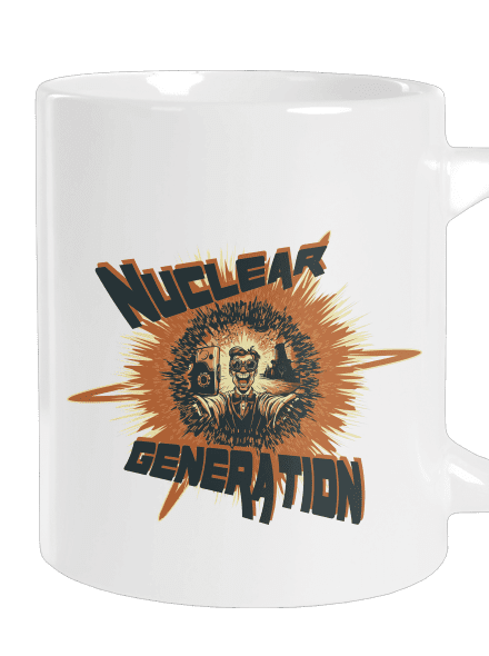 Nuclear generation 2 veľký hrnček White