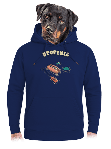 Utopenec unisex mikina premium Navy