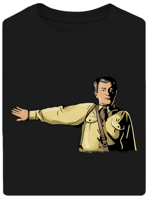 Volám sa unisex tričko oversized Black