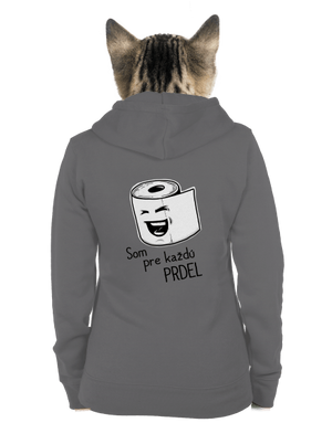 Prdel dámska mikina na zips Steel Gray