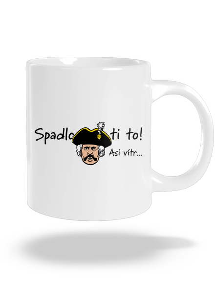 Spadlo ti to veľký hrnček White