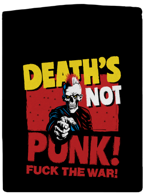 Death's not punk dámska mikina na zips Black