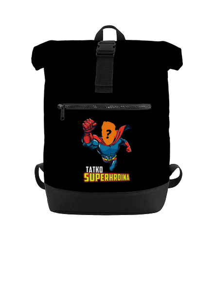 Tatko superhrdina batoh Black