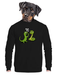 unisex mikina bez kapucne