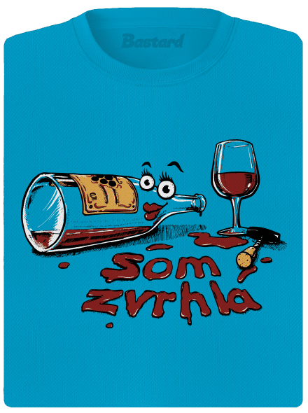 Zvrhlá dámske športové tričko Blue Atol