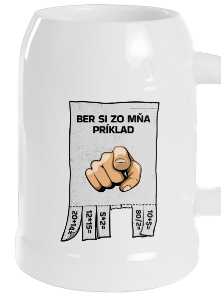Ber si zo mňa príklad polliter White
