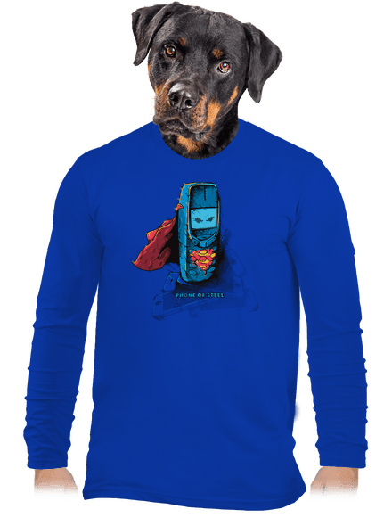 Mobil z ocele pánske dlhý rukáv Royal Blue