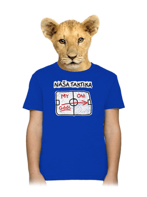 Naša taktika detské tričko Royal Blue