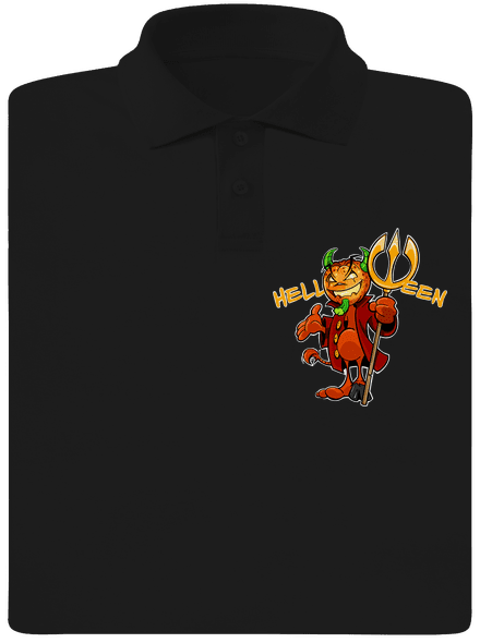Helloween pánska polokošeľa Black