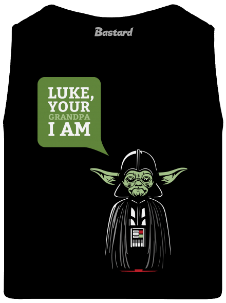 Mr. Yoda: Your grandpa I am pánske tielko Black